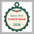 Baby's First Christmas 2026 Wooden Ornament