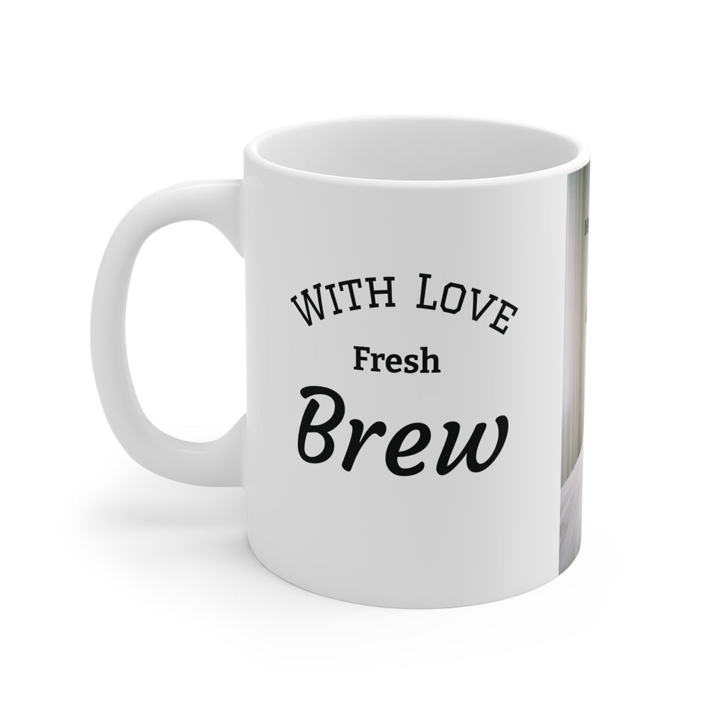 With Love Fresh Brew Mug — Photo Han Yuna Coffee Cup