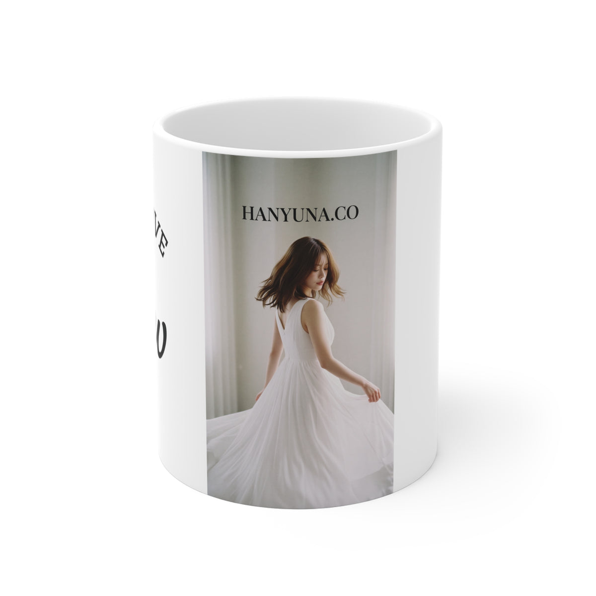 With Love Fresh Brew Mug — Photo Han Yuna Coffee Cup